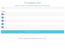 Tablet Screenshot of printables.info